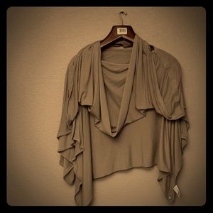 Bina Brianca "The Bina" wrap cardigan - grey